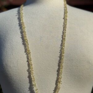Vintage Citrine Beaded Necklace